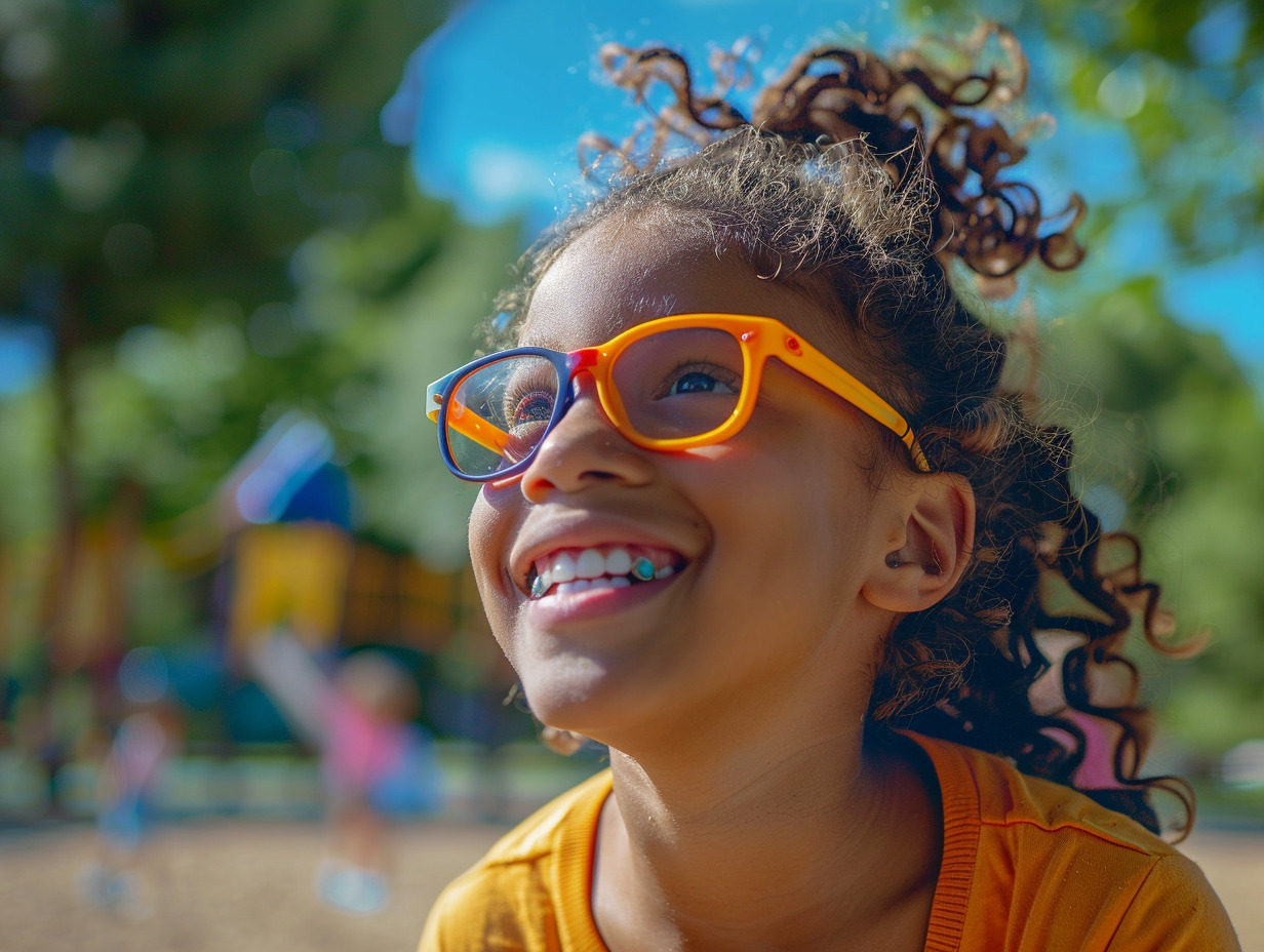 enfants lunettes